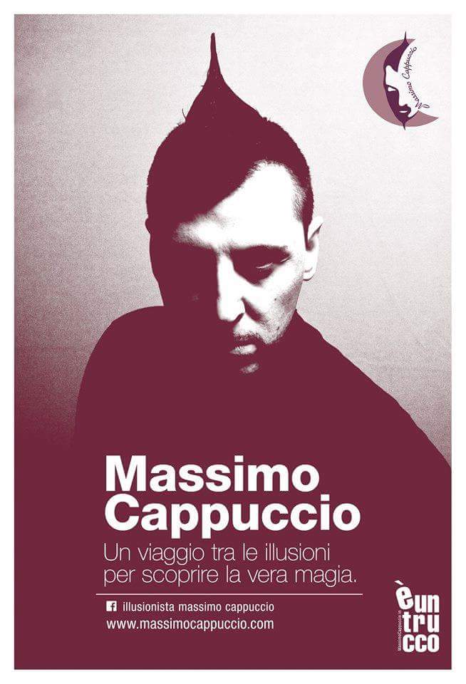 Locandina È un trucco con ritratto grafico.